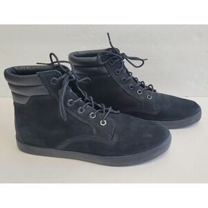 Timberland Boots Dausette Sneakers Black Nubuck Leather Lace Up  Women's Size 9‎